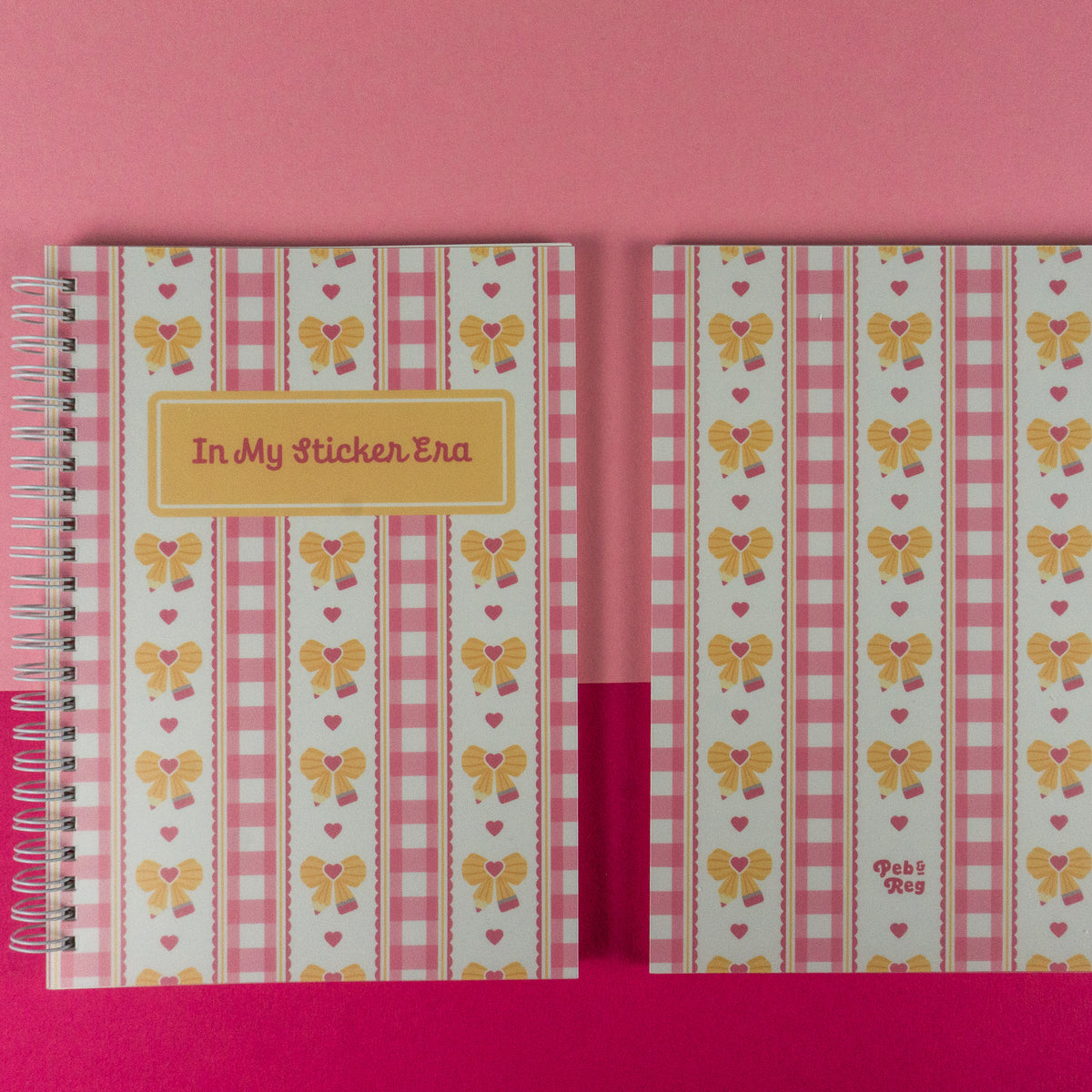 Pencil Bow A5 Reusuable Sticker Album