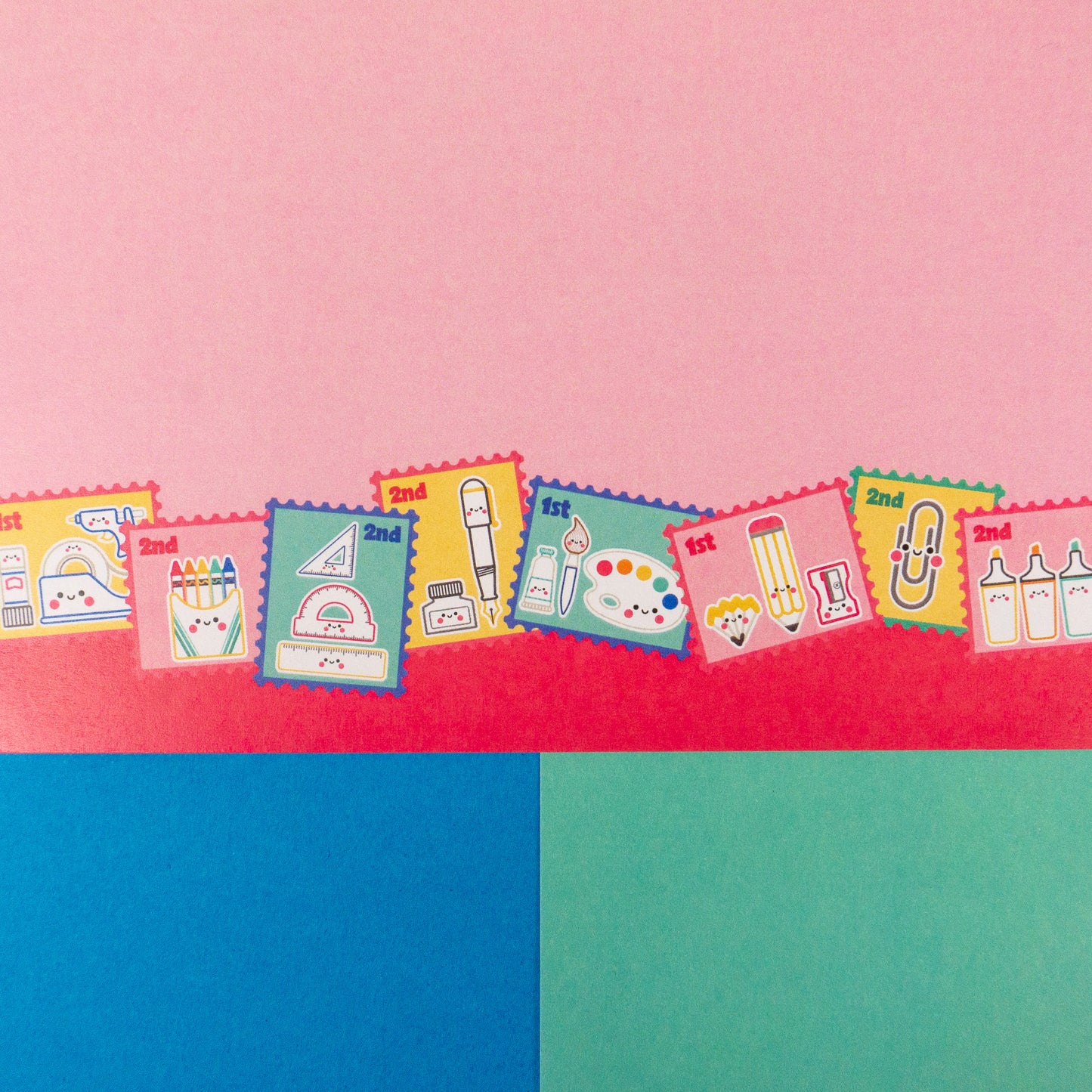 Stationery Stamps A5 Notepad With Free Washi!