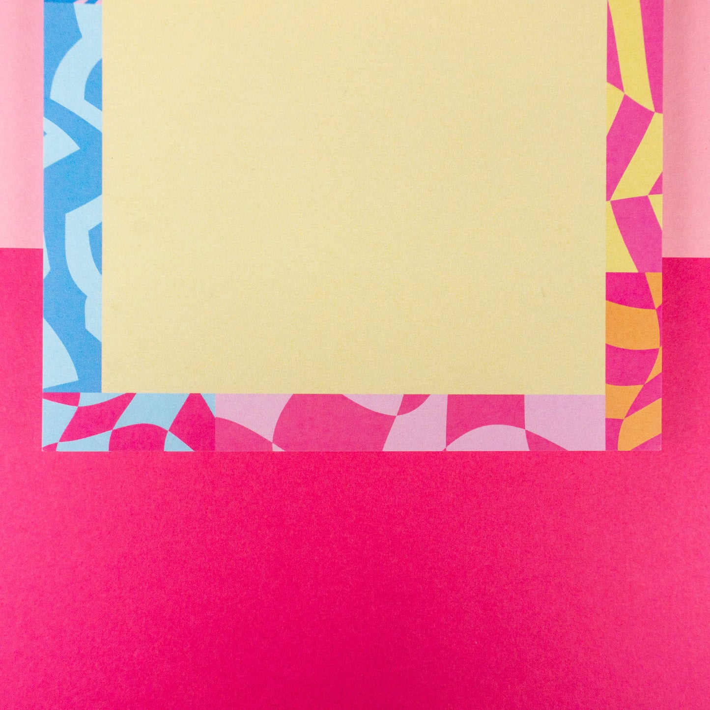 Joyful Colour Square Notepad With Free Washi!