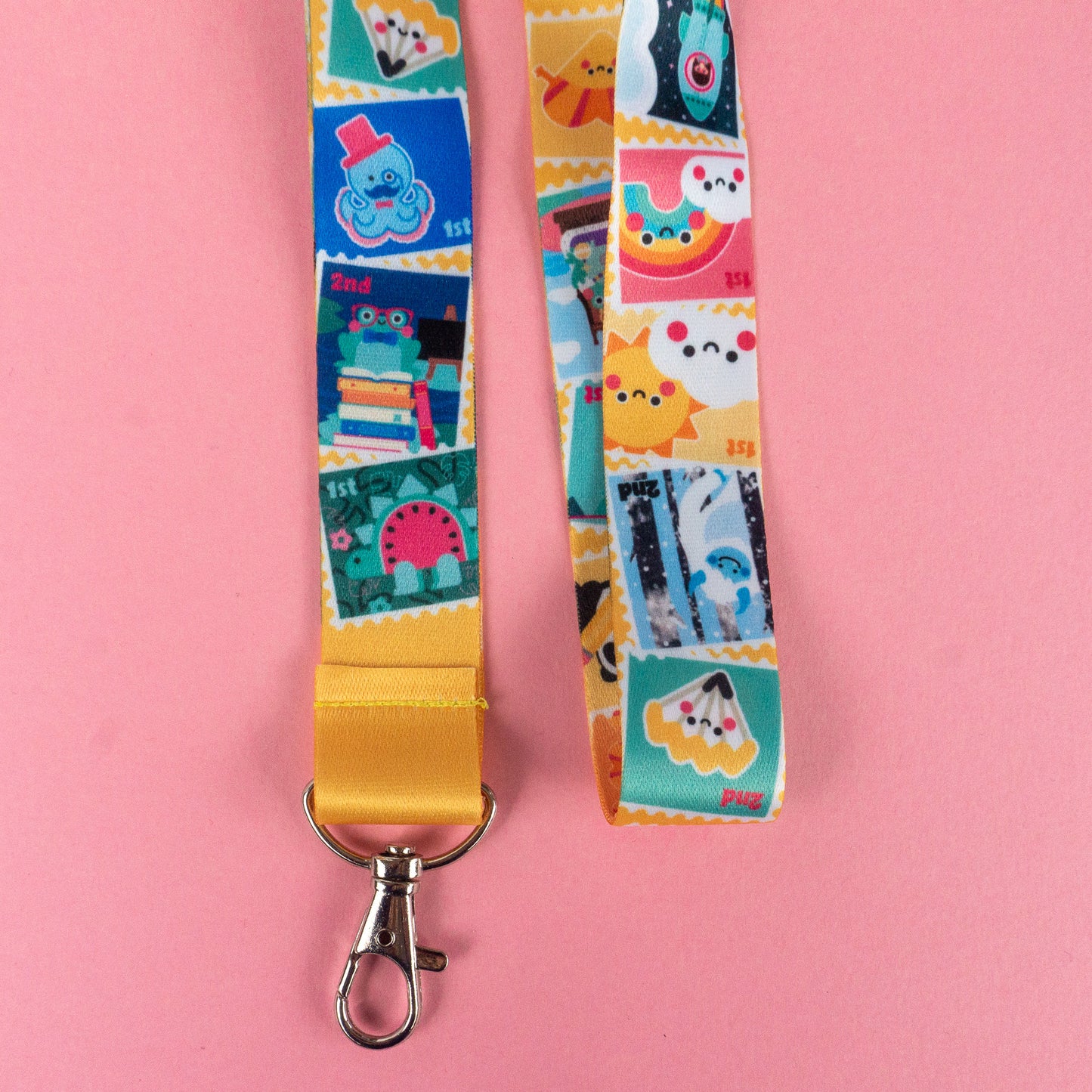 Peb & Reg Stamps Lanyard