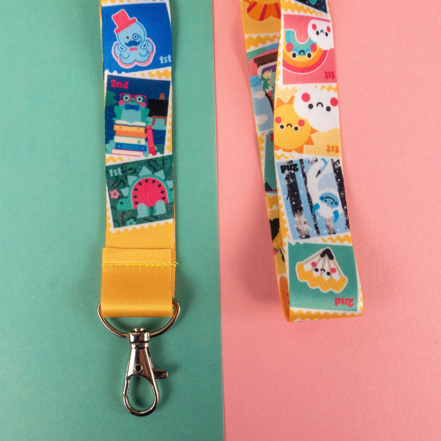 Peb & Reg Stamps Lanyard