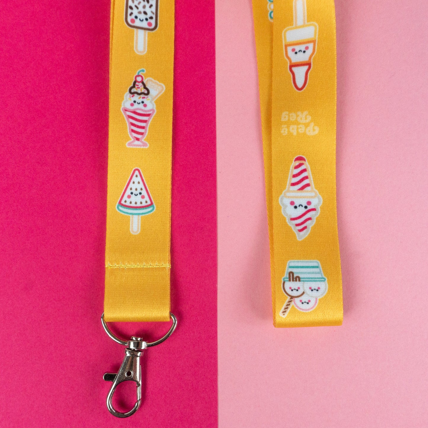 Ice Cream Friends Lanyard