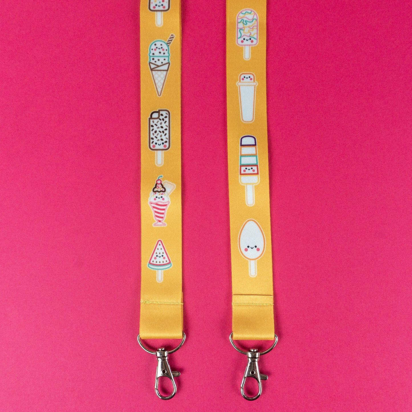 Ice Cream Friends Lanyard