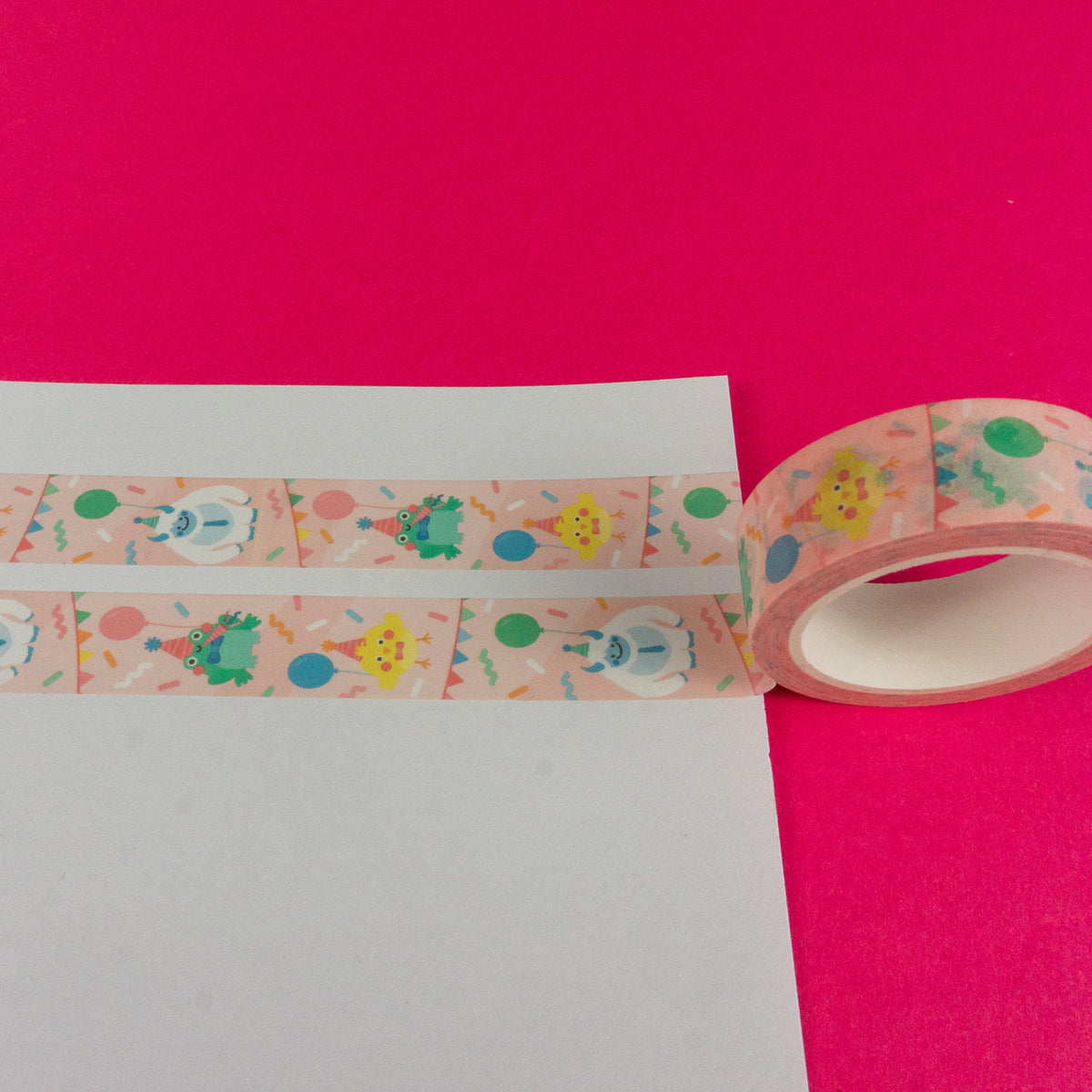 Party Celebration Vertical Washi Tape