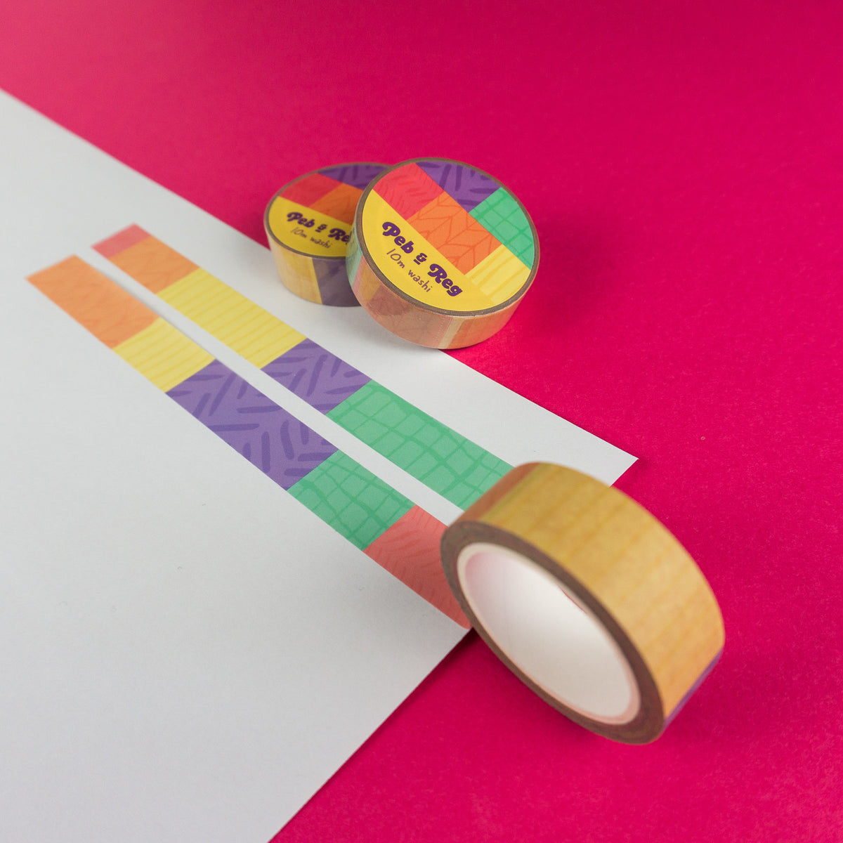 Hand Drawn Texture Washi Tape