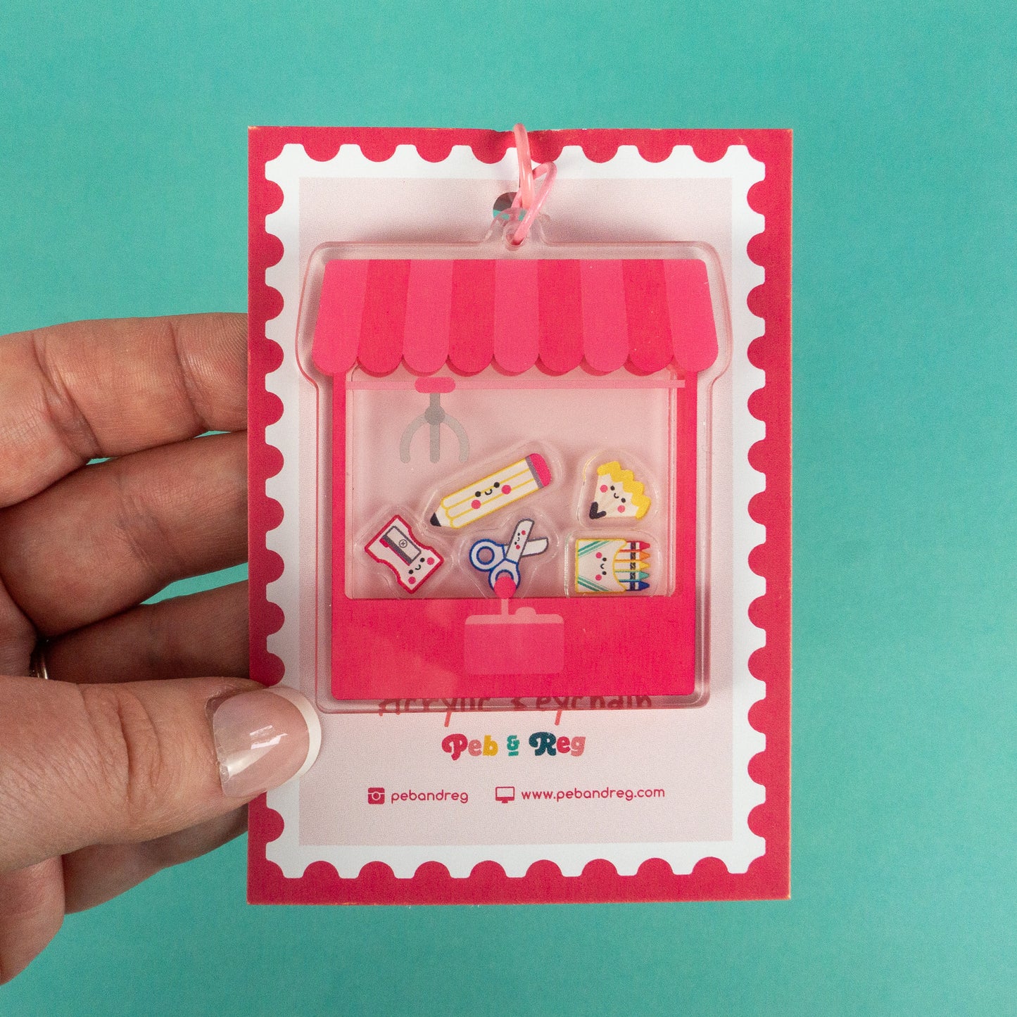 Claw Machine Shaker Keyring