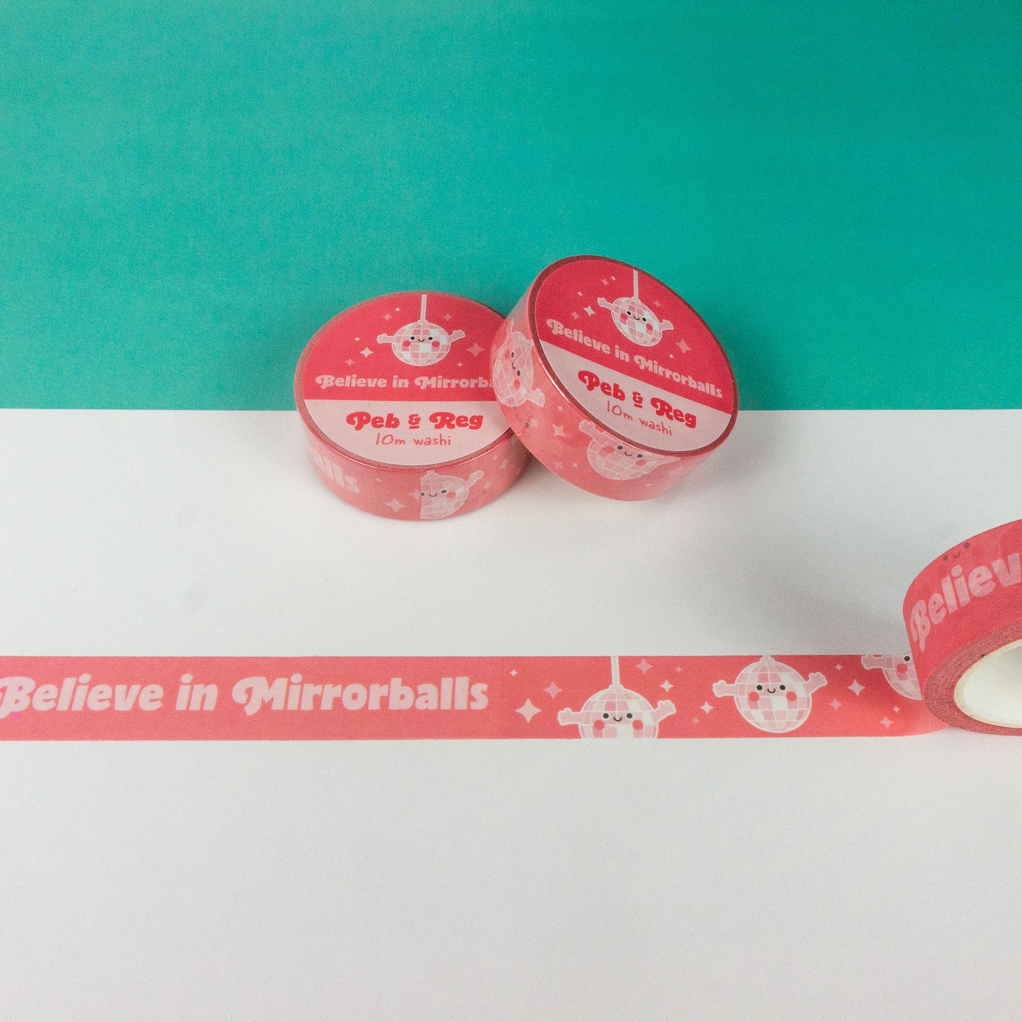 Believe in Mirrorballs Washi Tape