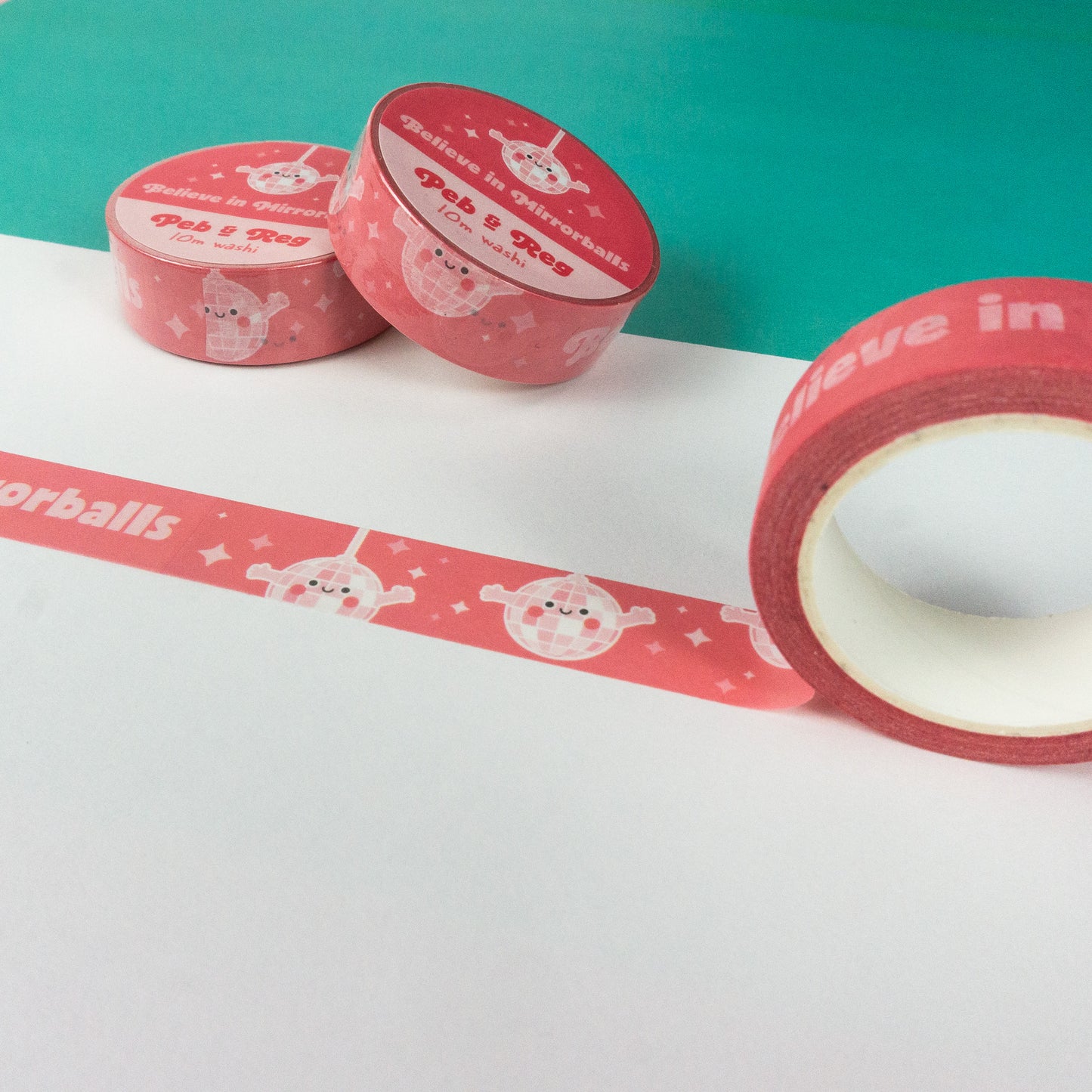Believe in Mirrorballs Washi Tape