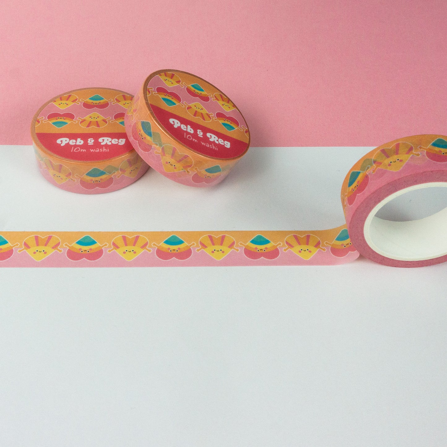 Rainbow and Sunshine Hugs Washi Tape