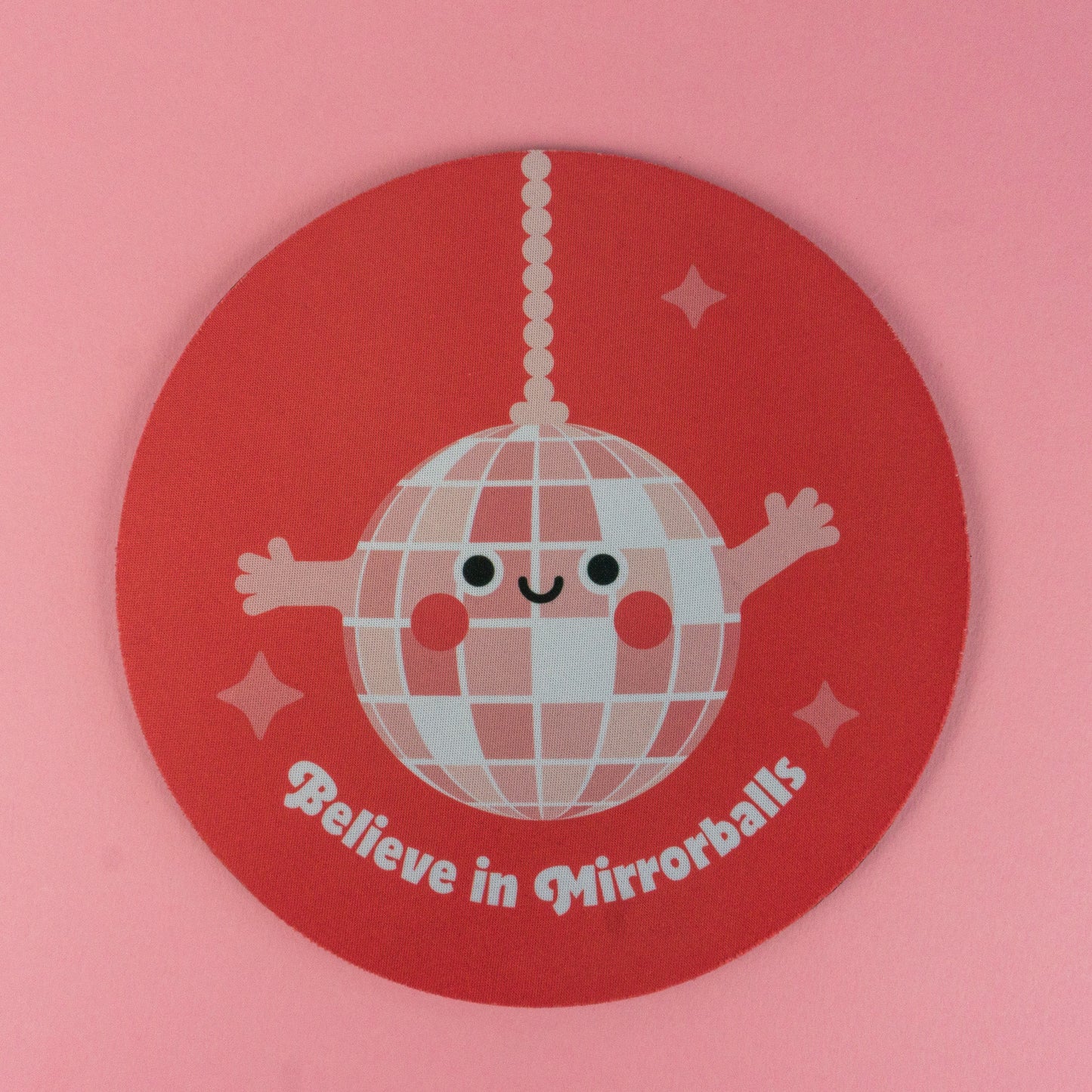 Seconds Believe in Mirrorballs Mousemat