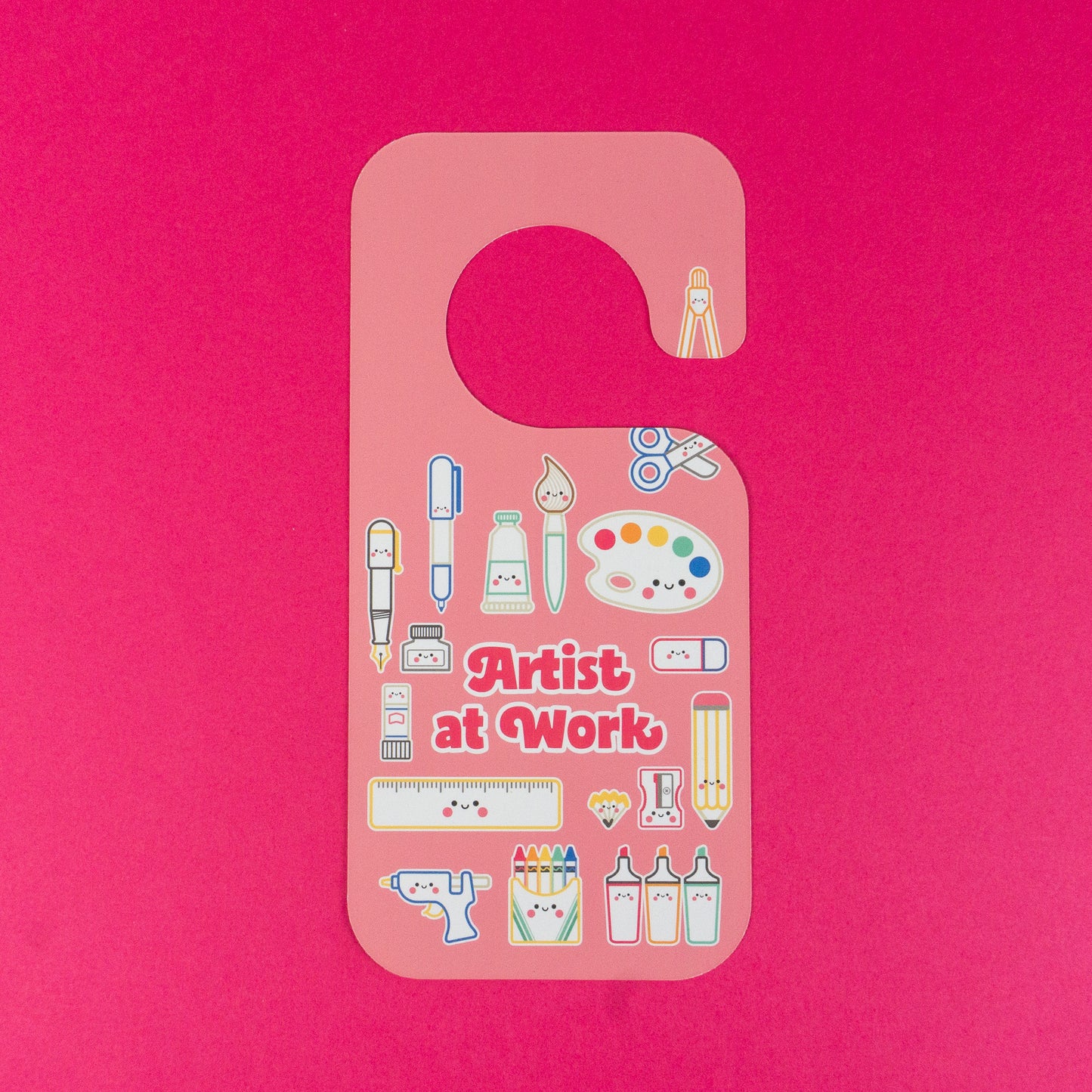 Seconds Artist at Work Stationery Door Hanger