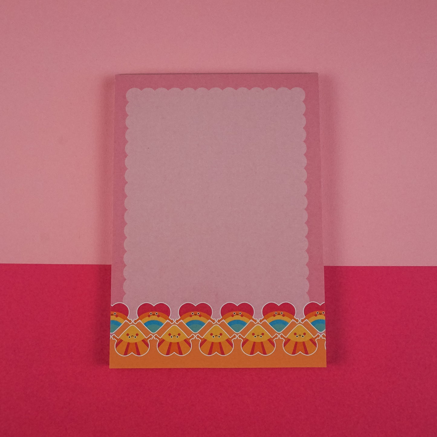 Rainbow and Sunshine Hugs A6 Notepad With Free Washi!
