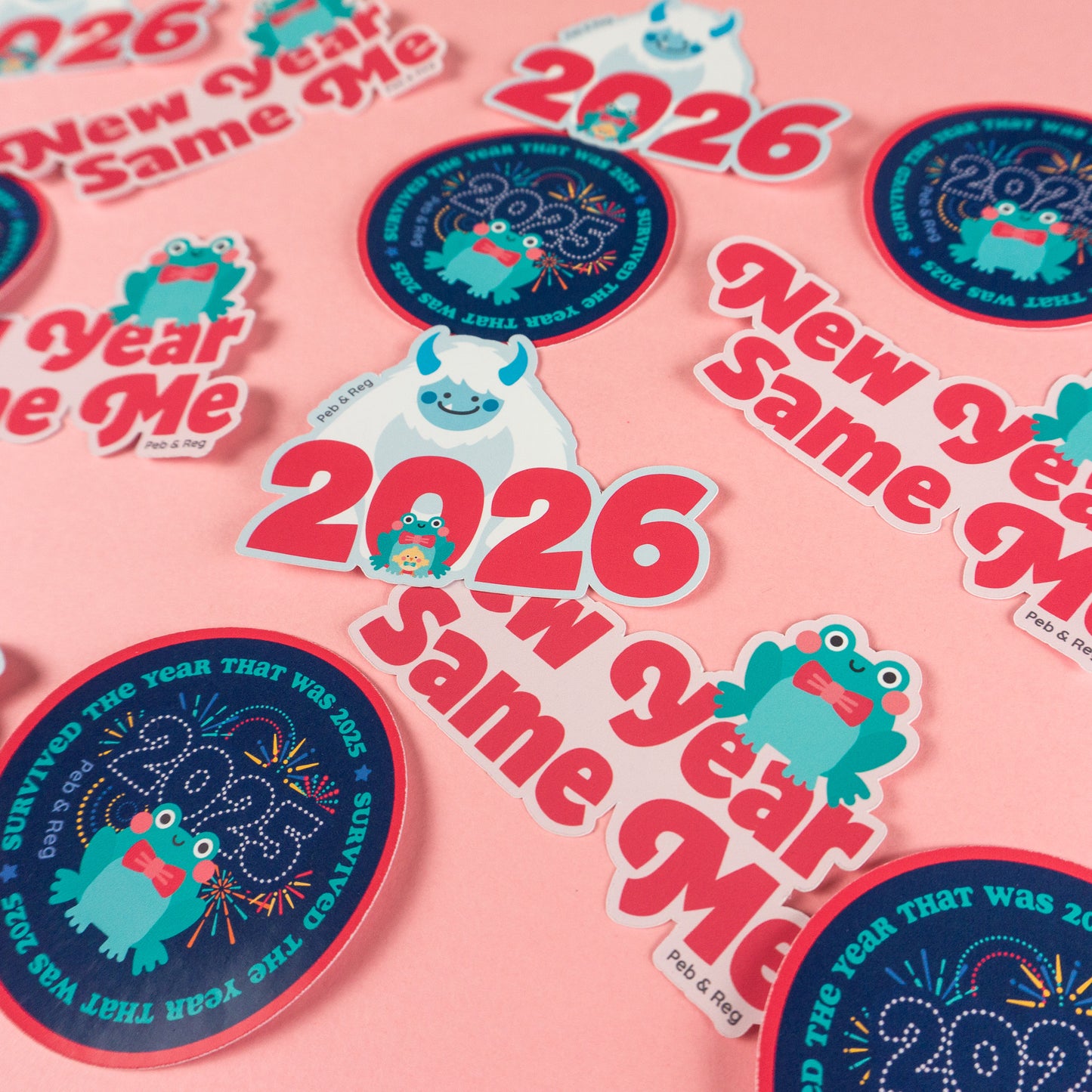 Survived 2025 Frog Diecut Sticker