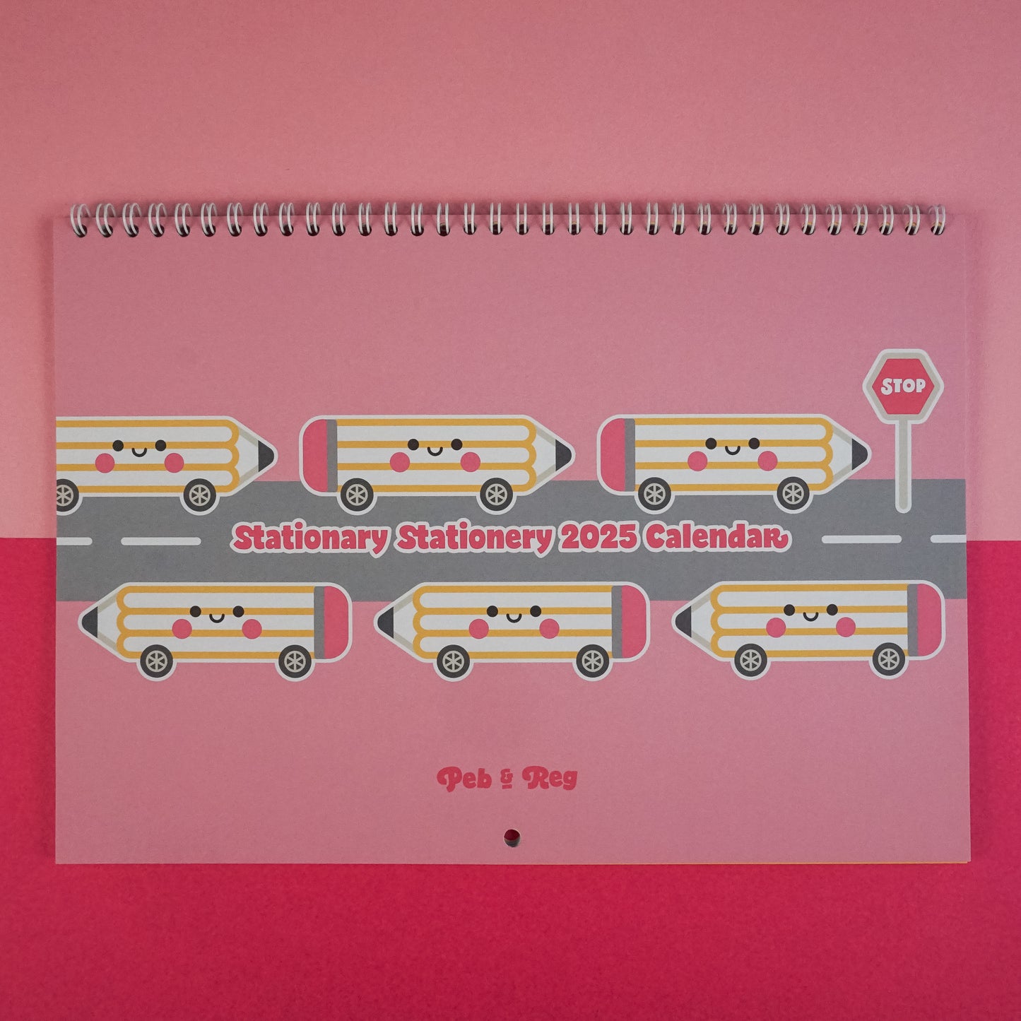 Stationary Stationery 2025 Calendar
