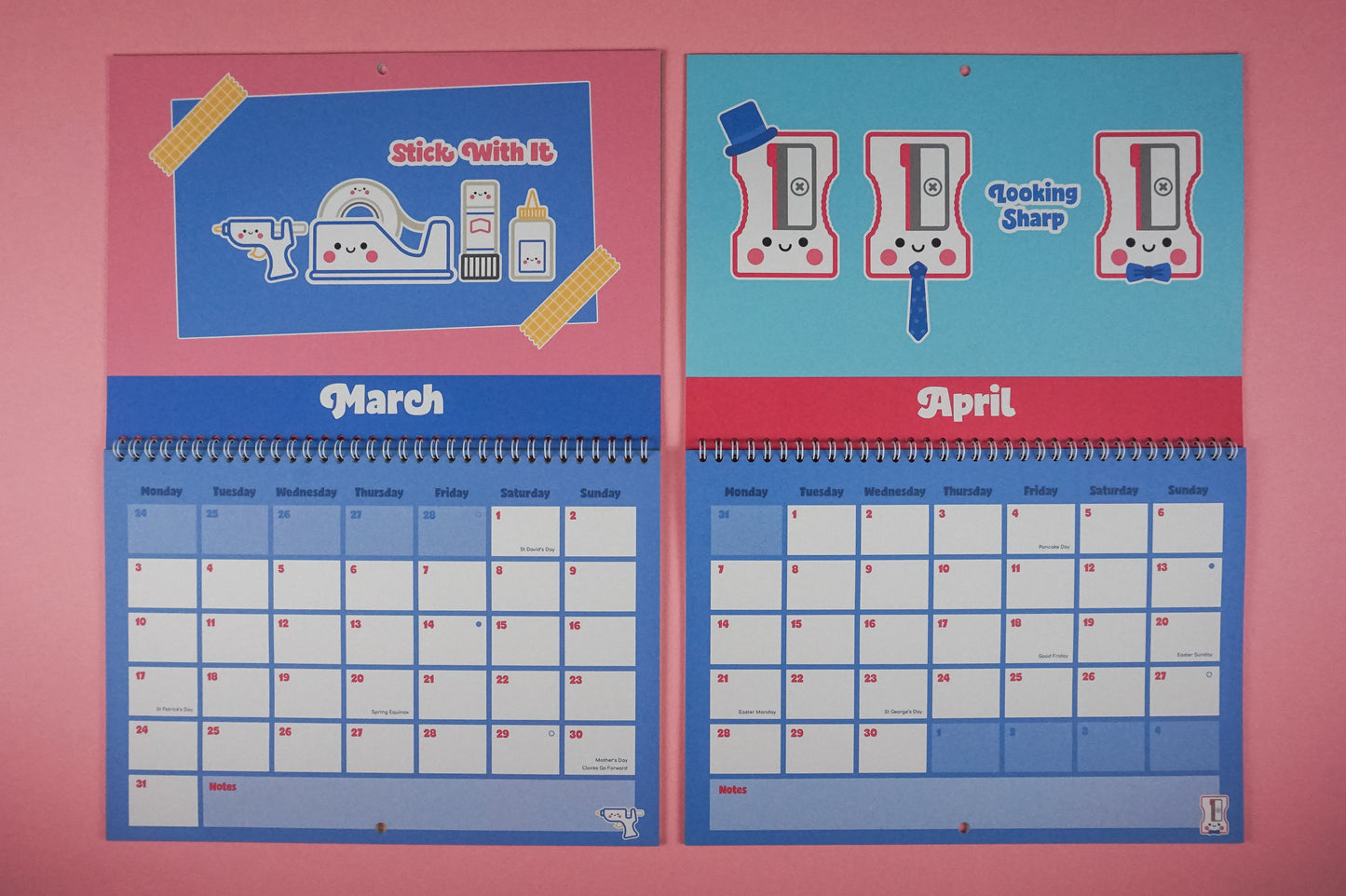 Stationary Stationery 2025 Calendar