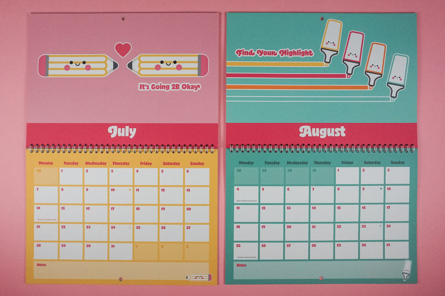 Stationary Stationery 2025 Calendar