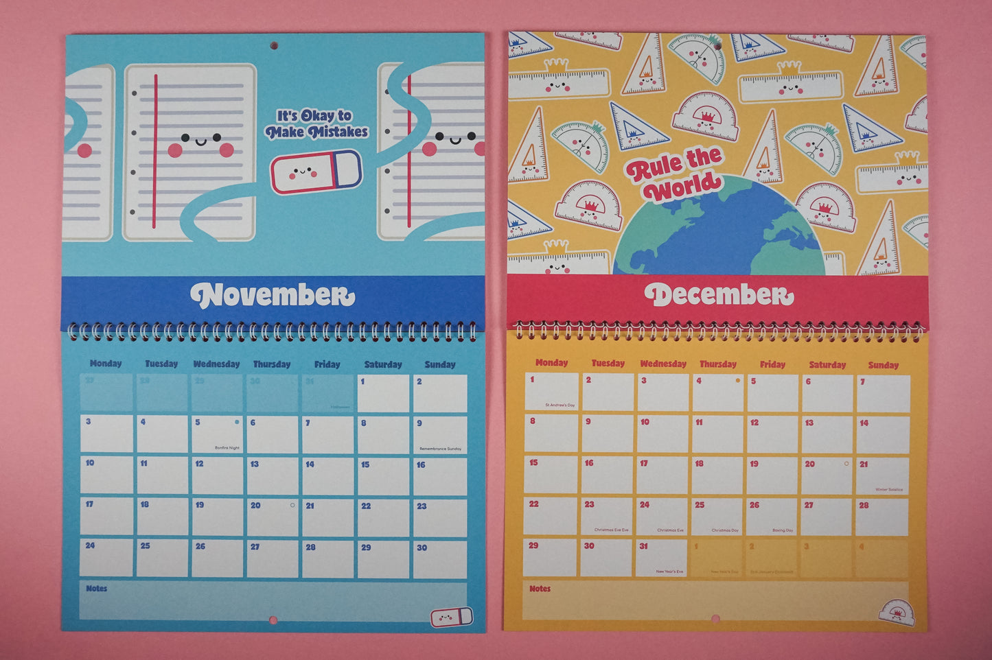 Stationary Stationery 2025 Calendar