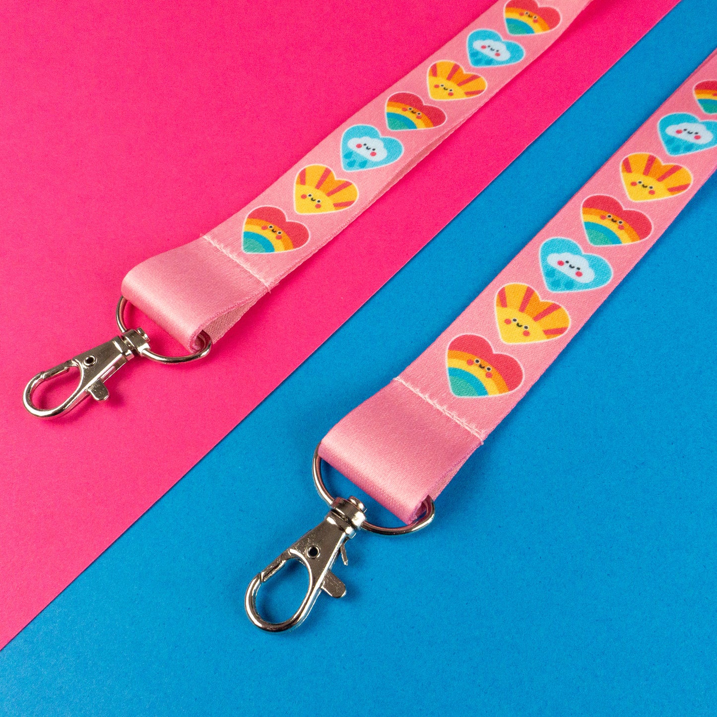 Rainbow and Sunshine Hugs Lanyard