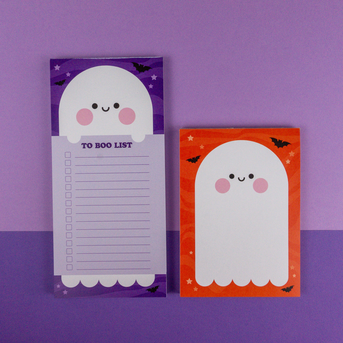 Orange Ghost A6 Notepad