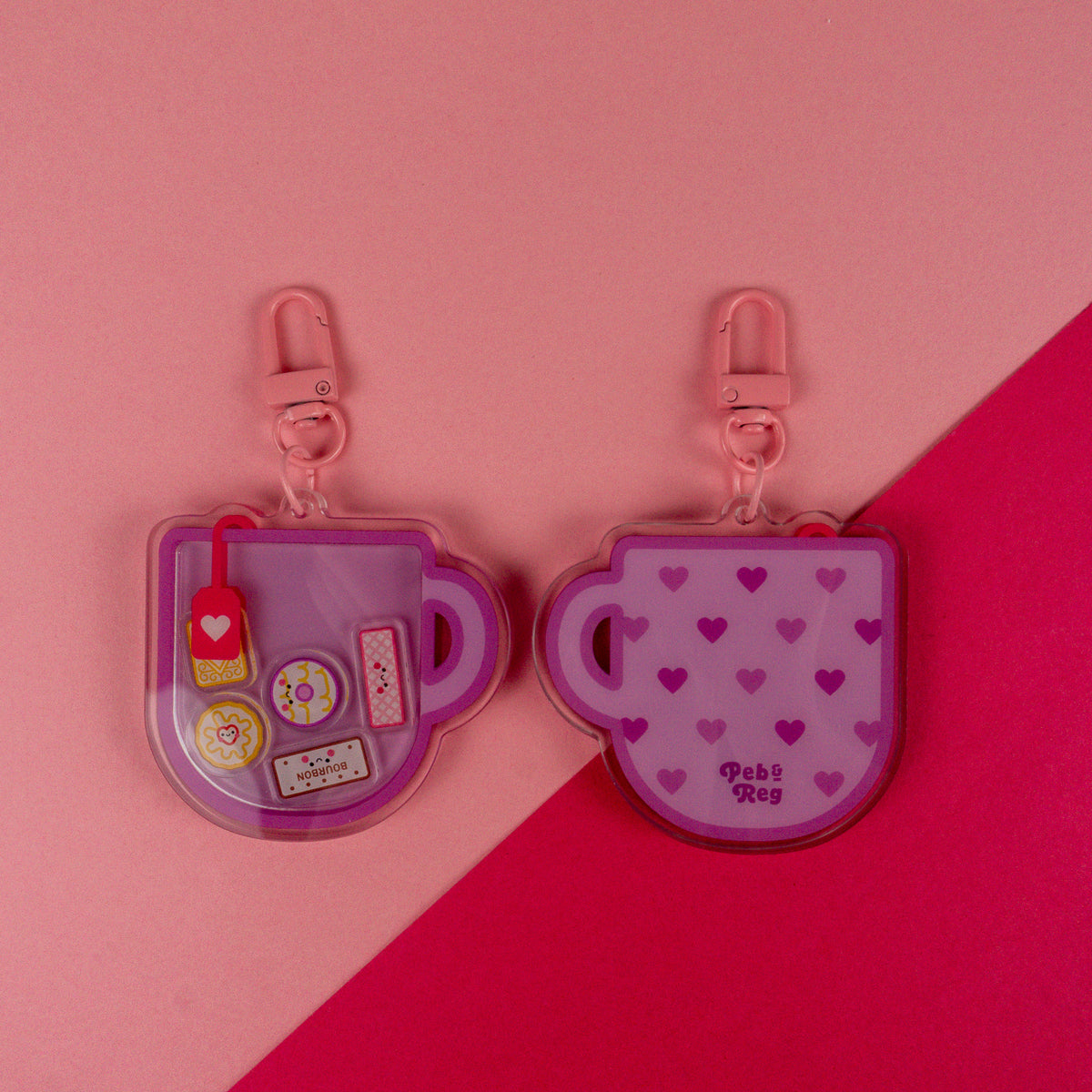 Biscuit Friends Shaker Keyring