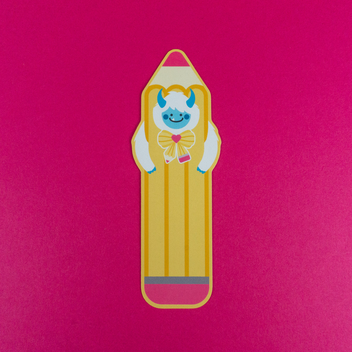 Pencil Yeti Bookmark