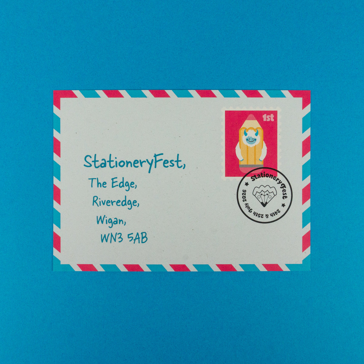StationeryFest 2026 A6 Postcard