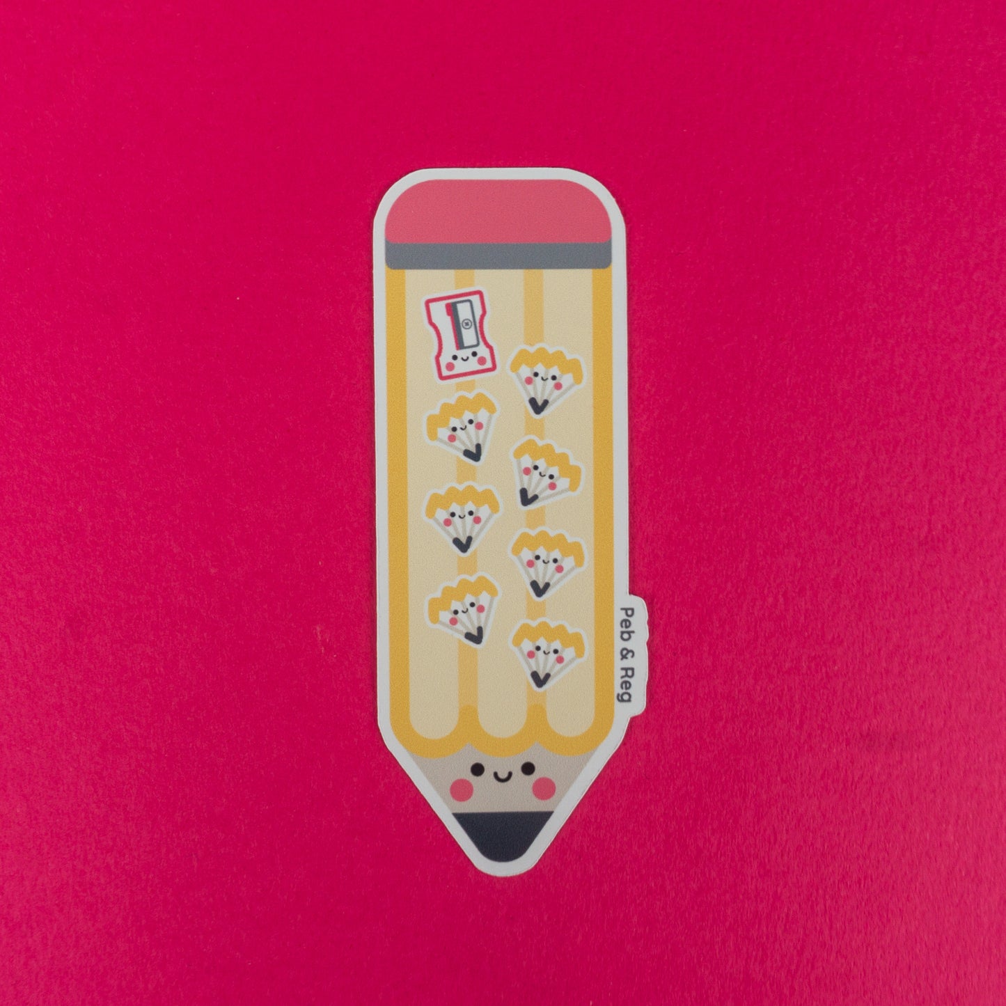 Pencil Friends Diecut Sticker