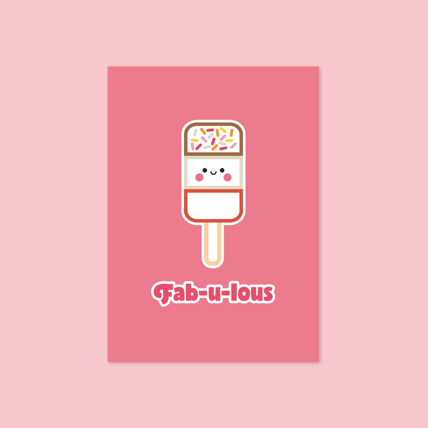 Fab-u-lous A6 Postcard