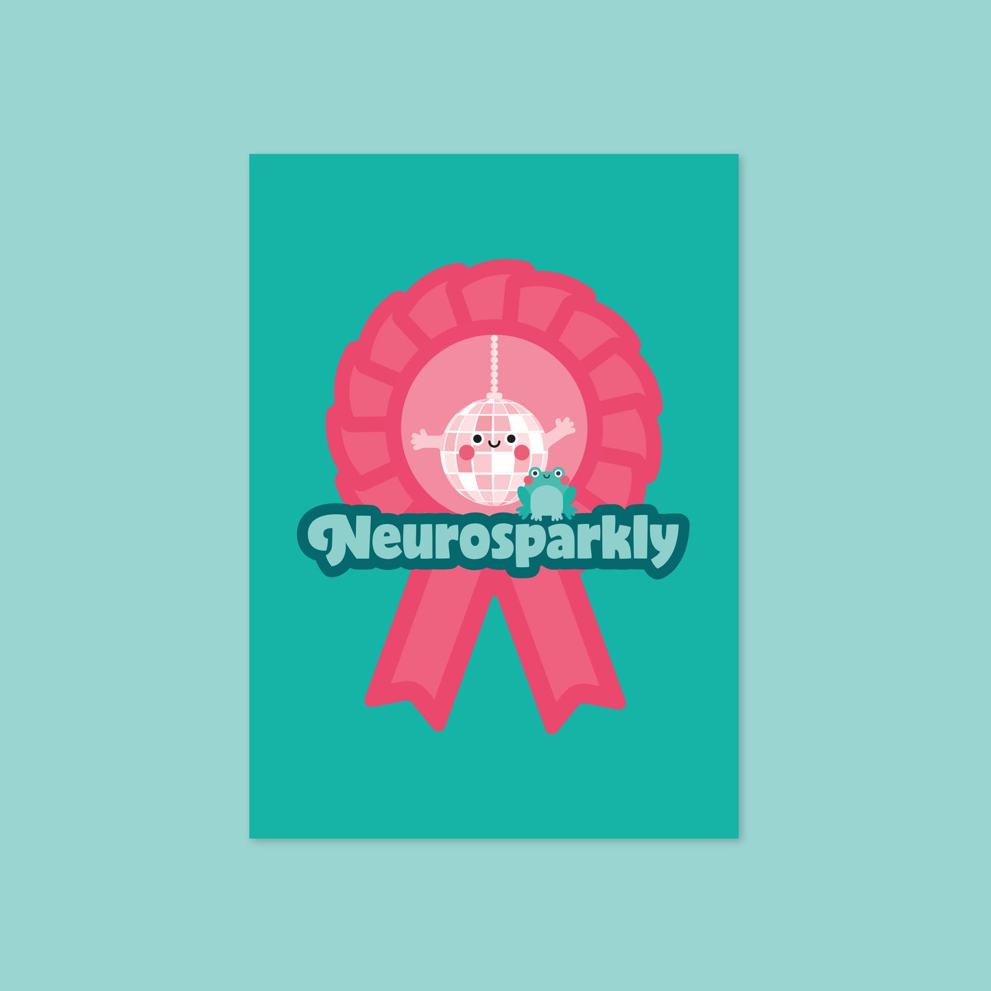 Neurosparkly A6 Postcard