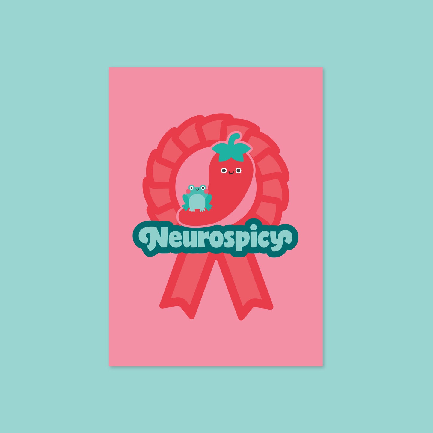 Neurospicy A6 Postcard