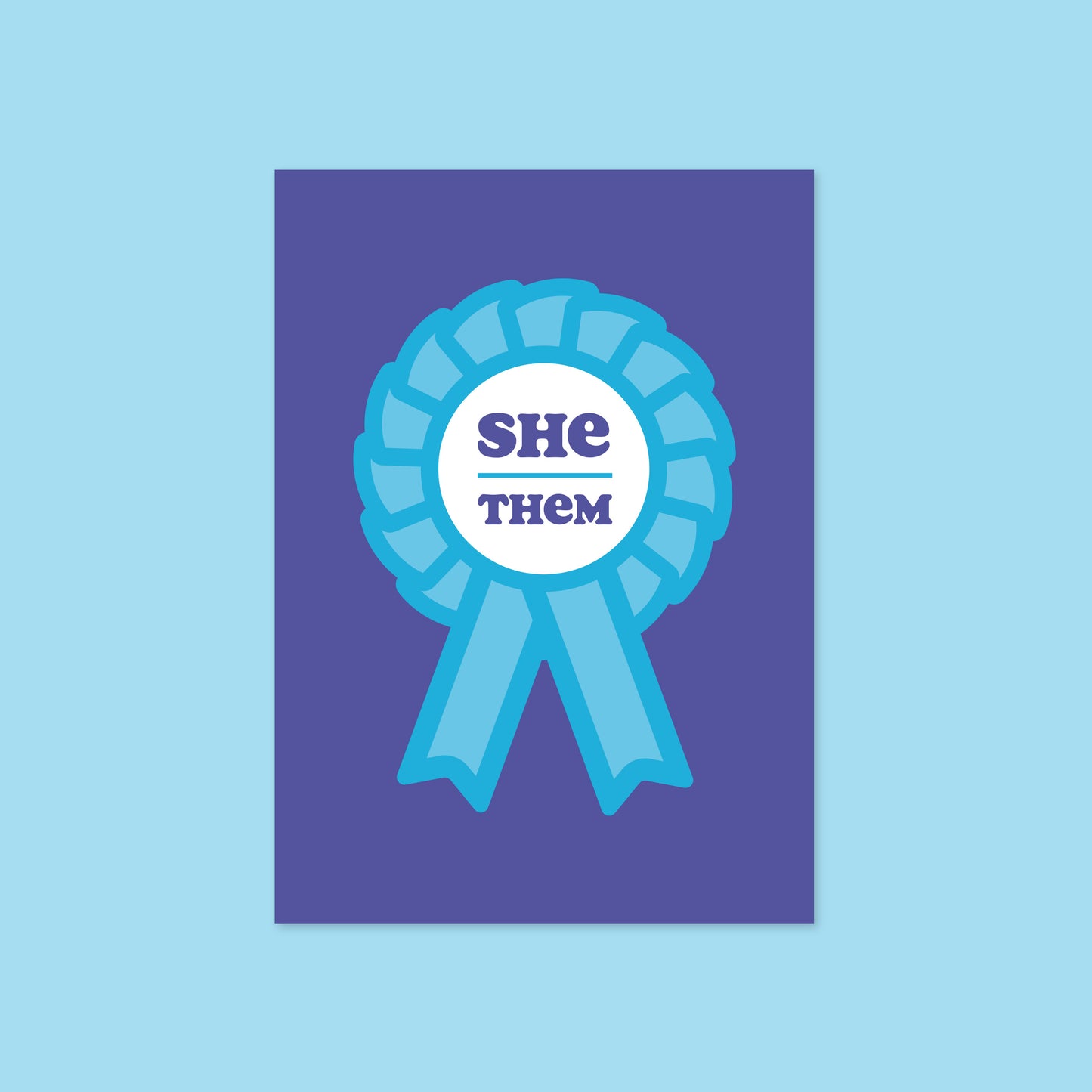She / Them A6 Postcard