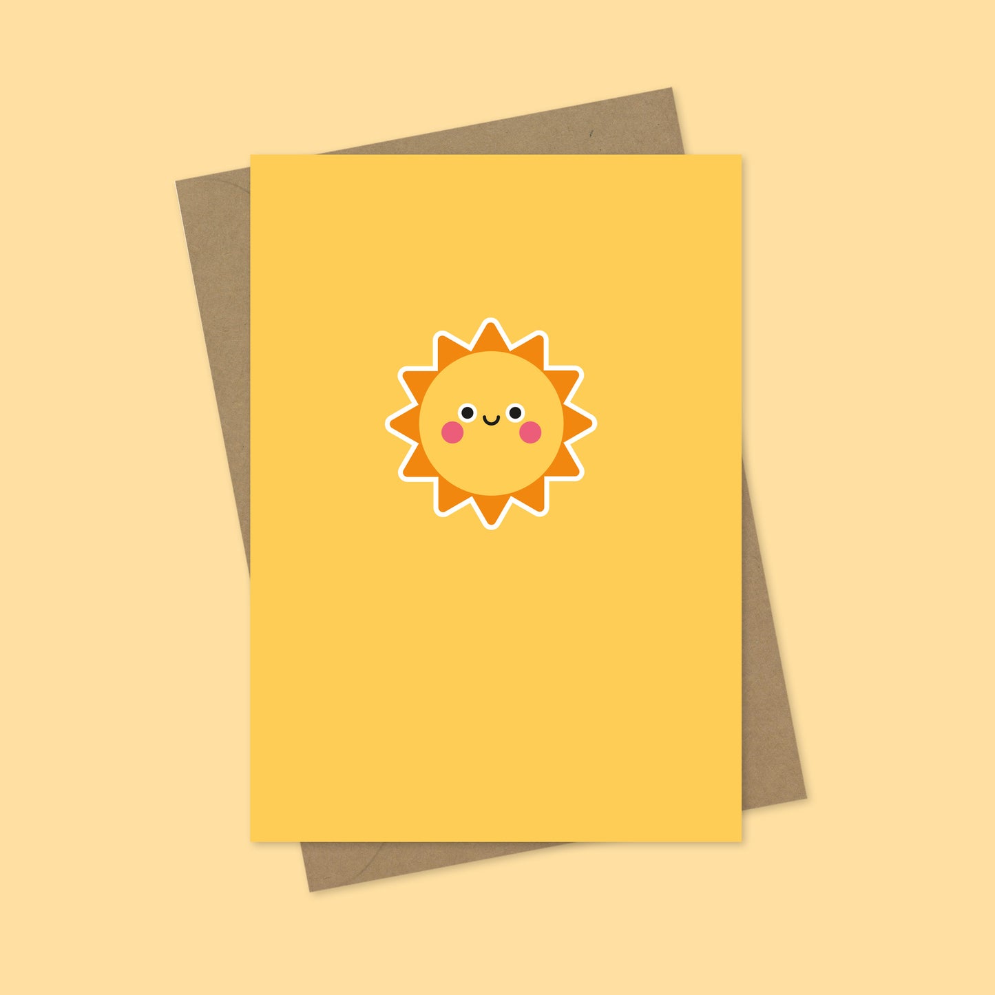 Sunshine A7 Blank Greetings Card
