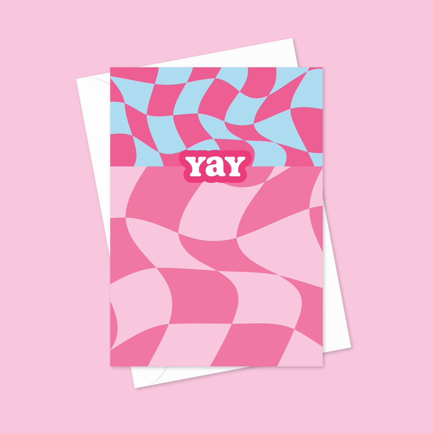 Yay A6 Blank Greetings Card
