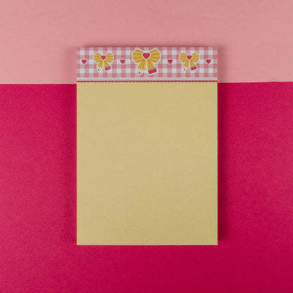 Pencil Bow A6 Notepad