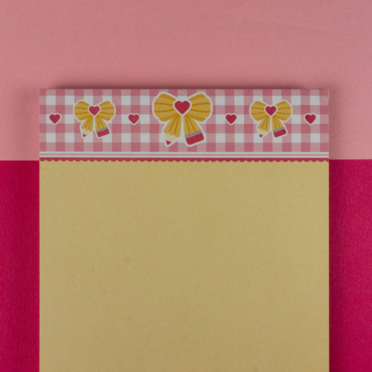 Pencil Bow A6 Notepad