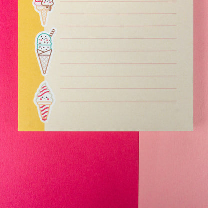 Ice Cream Friends DL Notepad