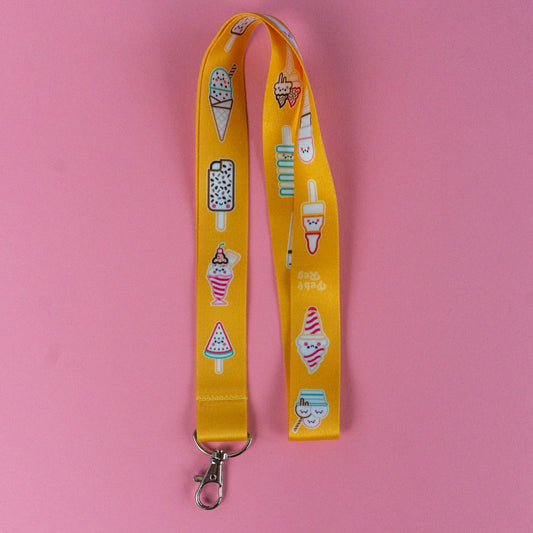 Ice Cream Friends Lanyard