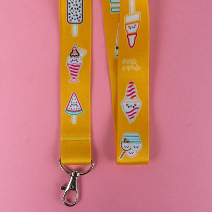 Ice Cream Friends Lanyard