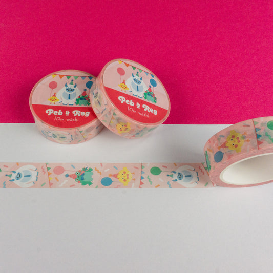 Party Celebration Vertical Washi Tape