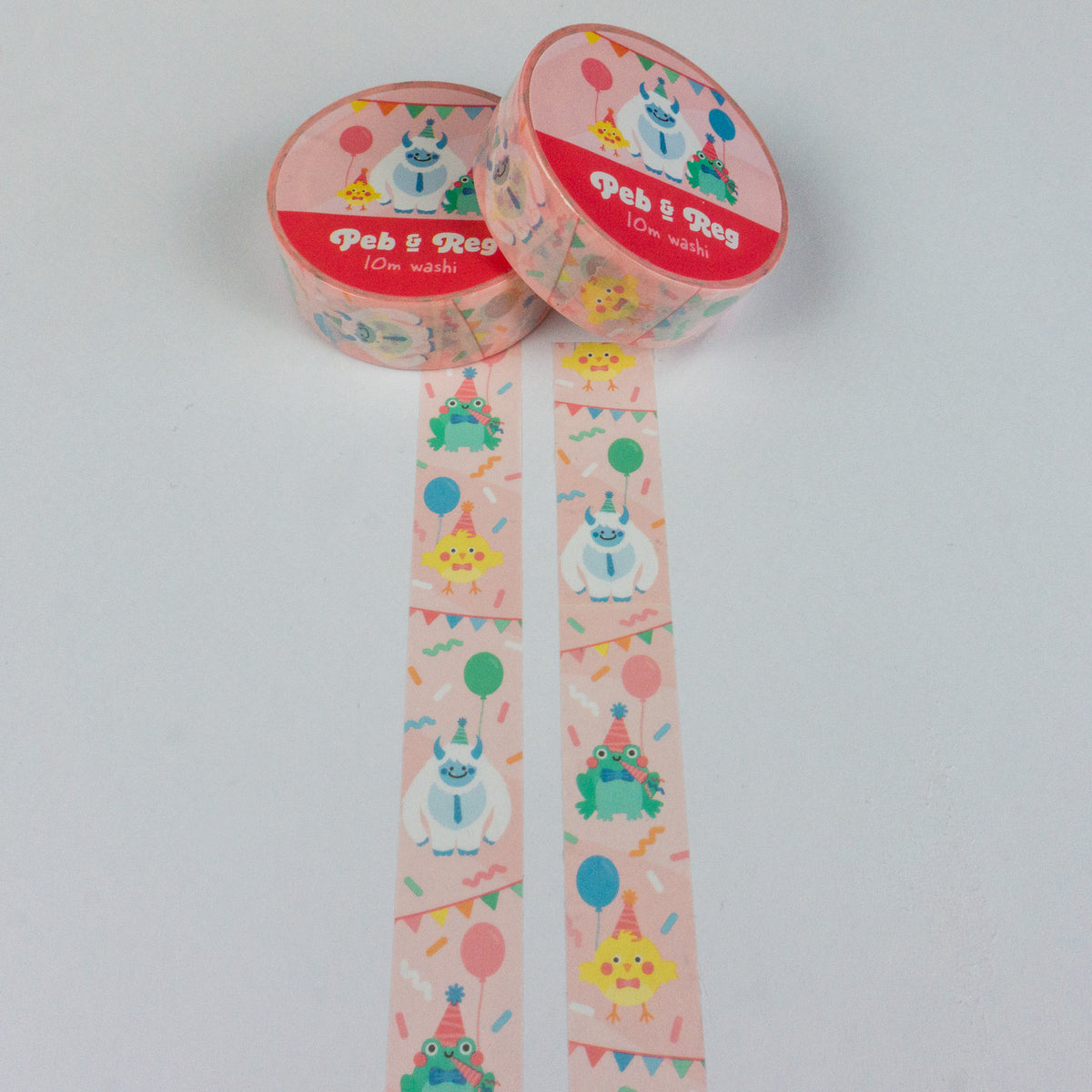 Party Celebration Vertical Washi Tape