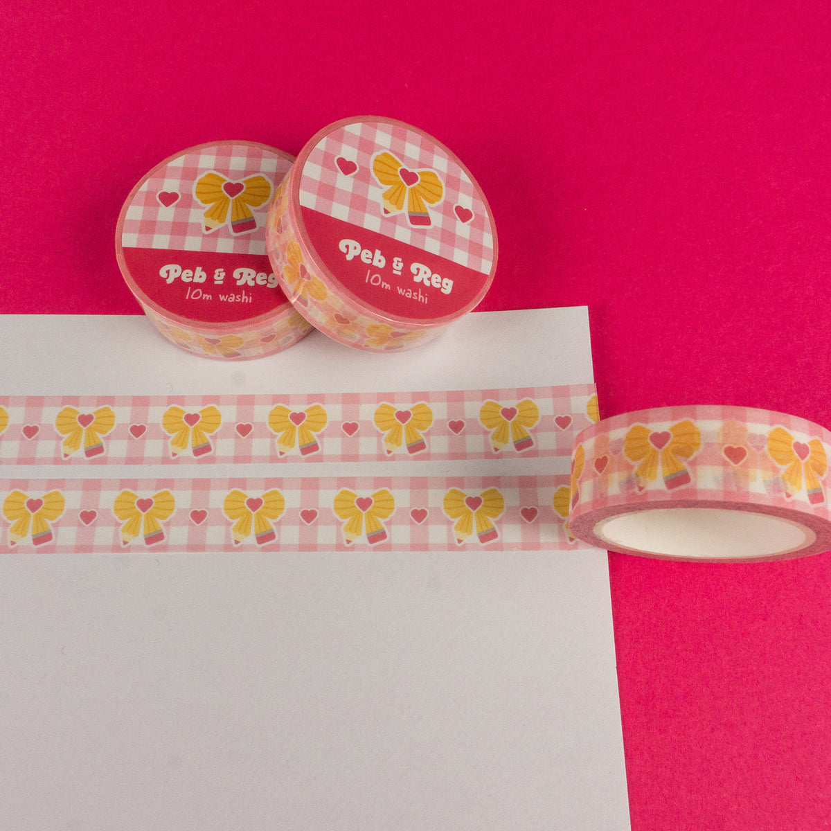 Pencil Bow Washi Tape