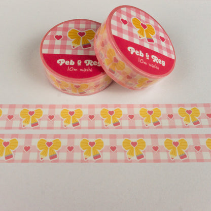 Pencil Bow Washi Tape