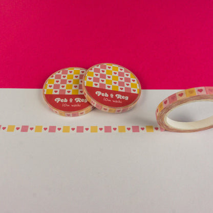 Pencil Bow Skinny Co-ordinating Washi Tape