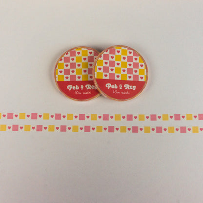 Pencil Bow Skinny Co-ordinating Washi Tape