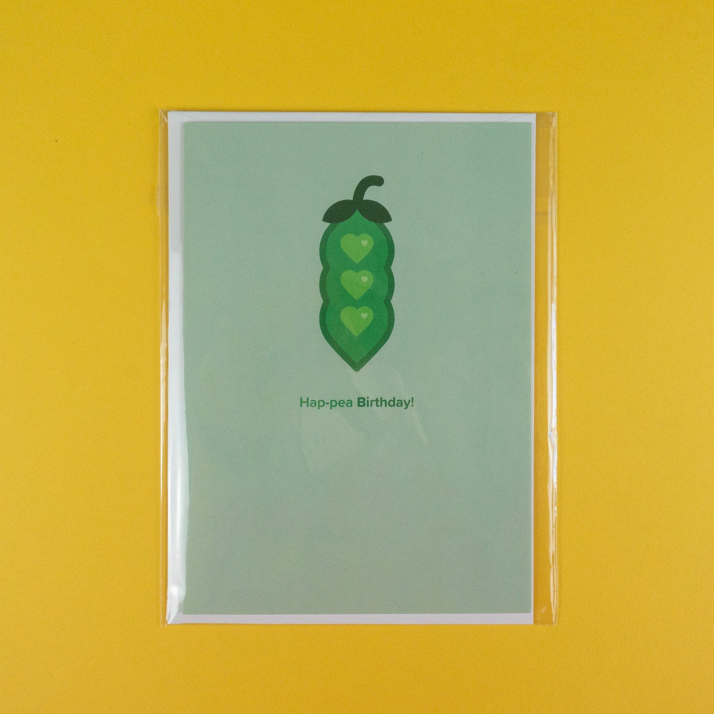 Hap-pea Birthday A6 Greetings Card