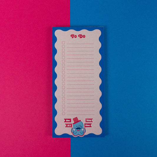 One Thing at a Time Octopus DL Notepad