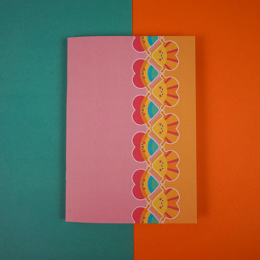 Rainbow and Sunshine Hugs A6 Perfect Bound Dotted Notebook