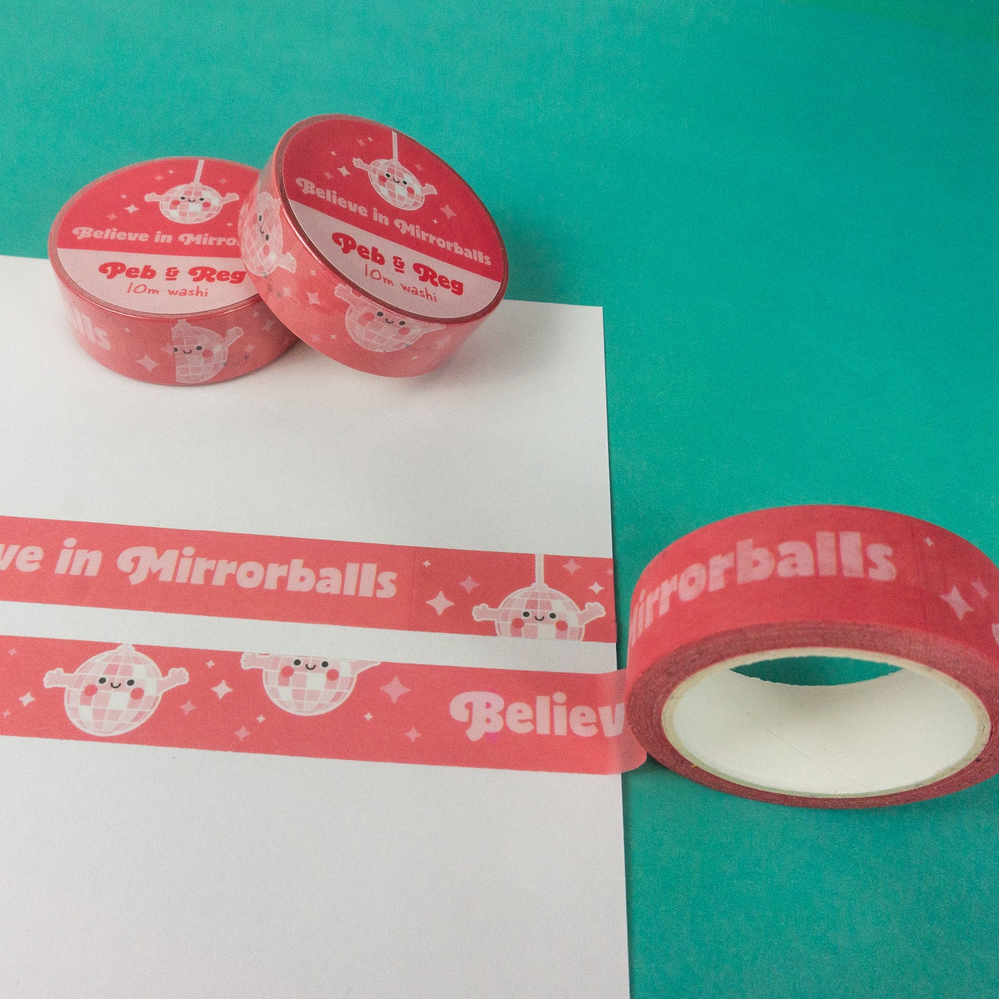 Believe in Mirrorballs Washi Tape