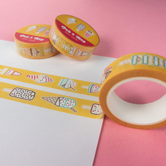 Ice Cream Friends Washi Tape