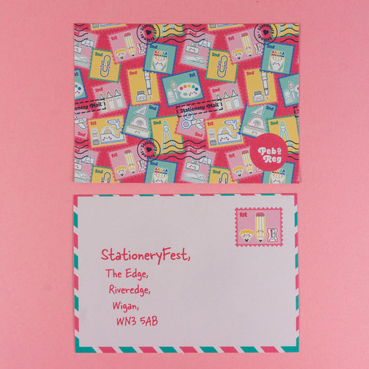 Seconds StationeryFest Postcard